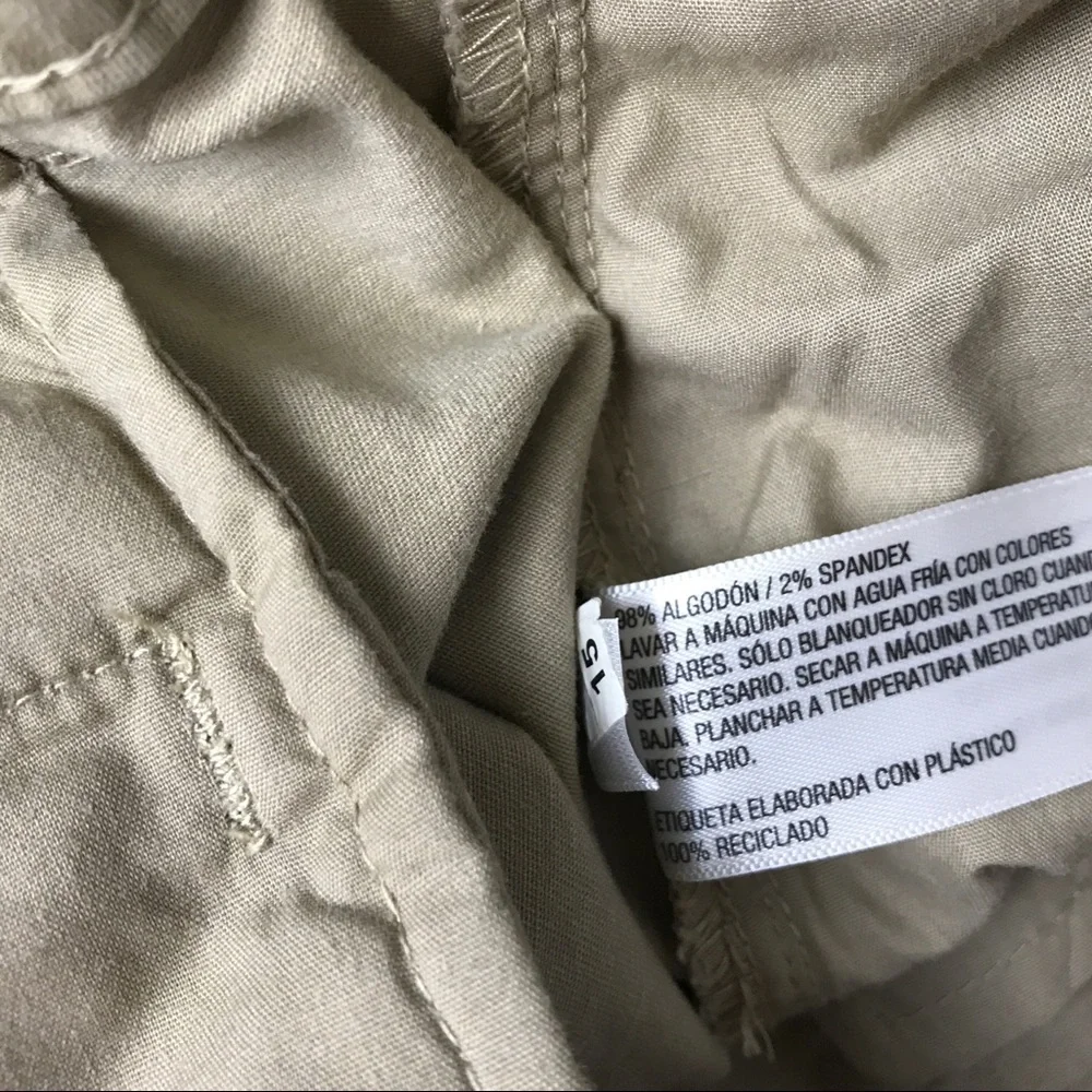 a.n.d.‎ A new day Womans Khaki Stretch Shorts Sz 8